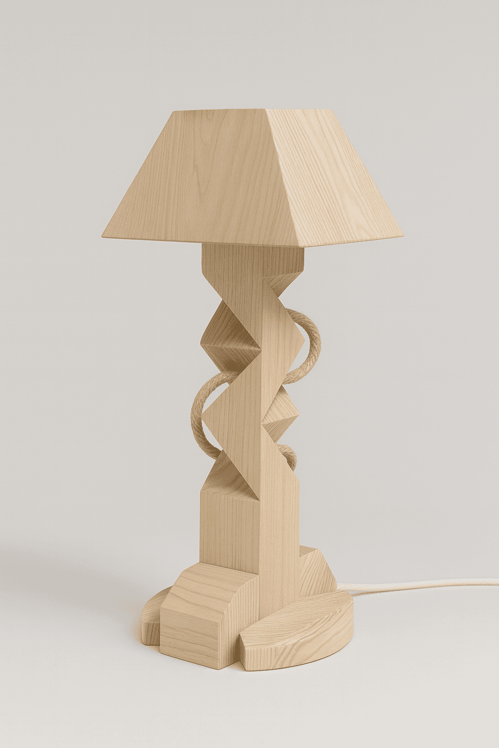 Lampe en pin